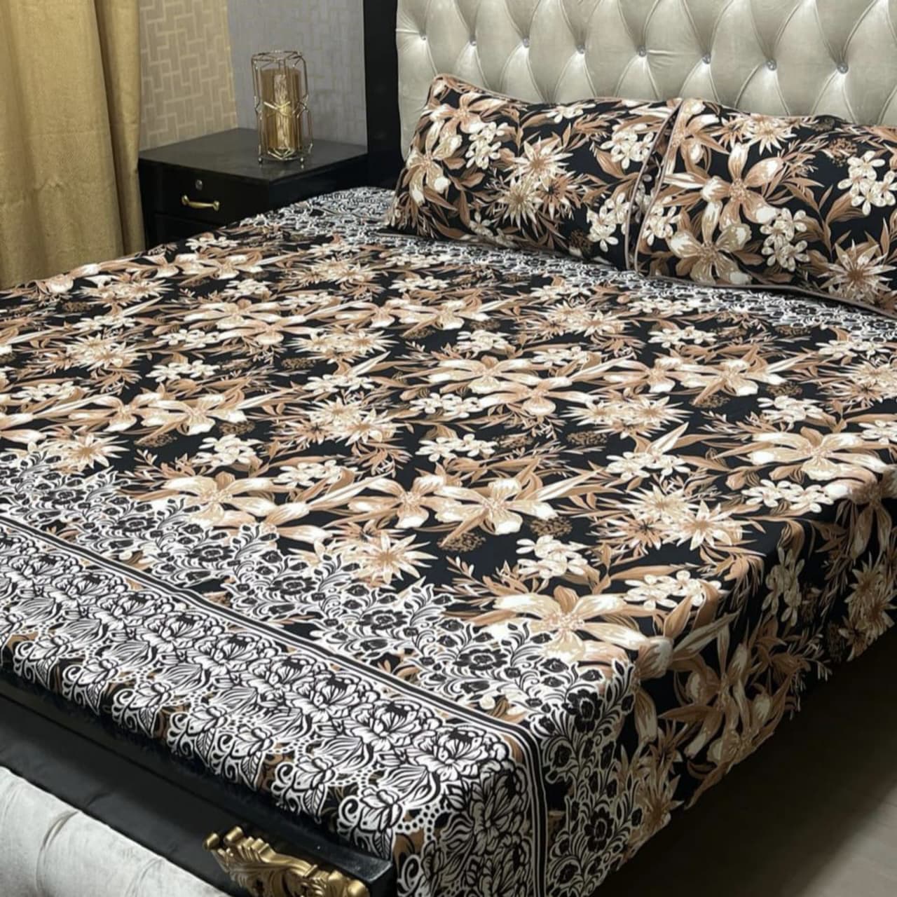 Crystal Bedsheet 3 Pcs