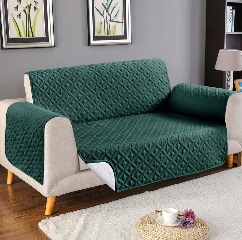 Green ultrasonic sofa cover