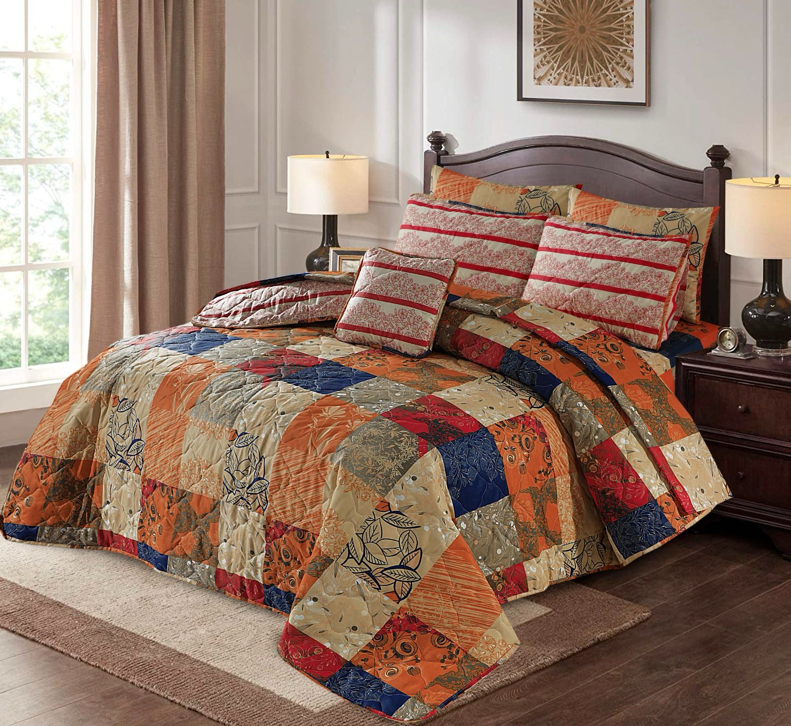 COASTAL BREEZE COMFORTER SET 7 PCS