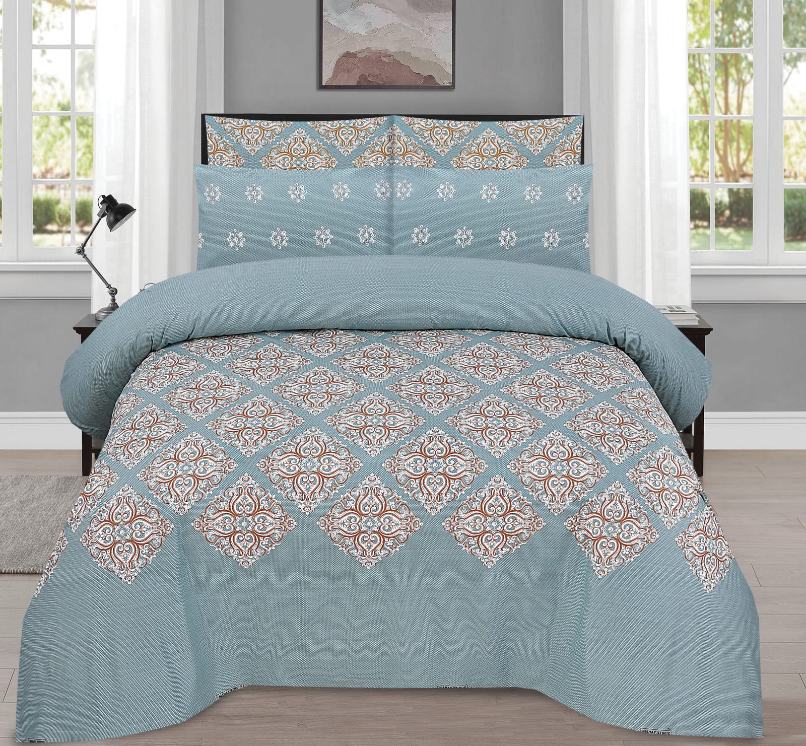 Premium Cotton bedsheet 3 Pcs