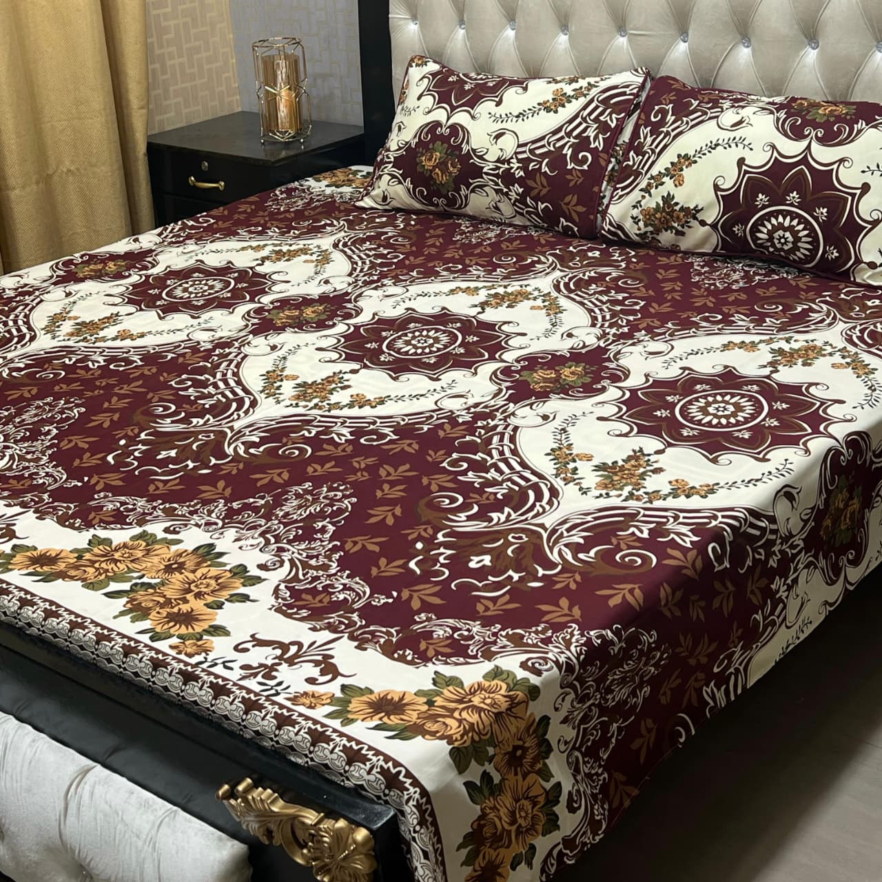 Crystal Bedsheet 3 Pcs
