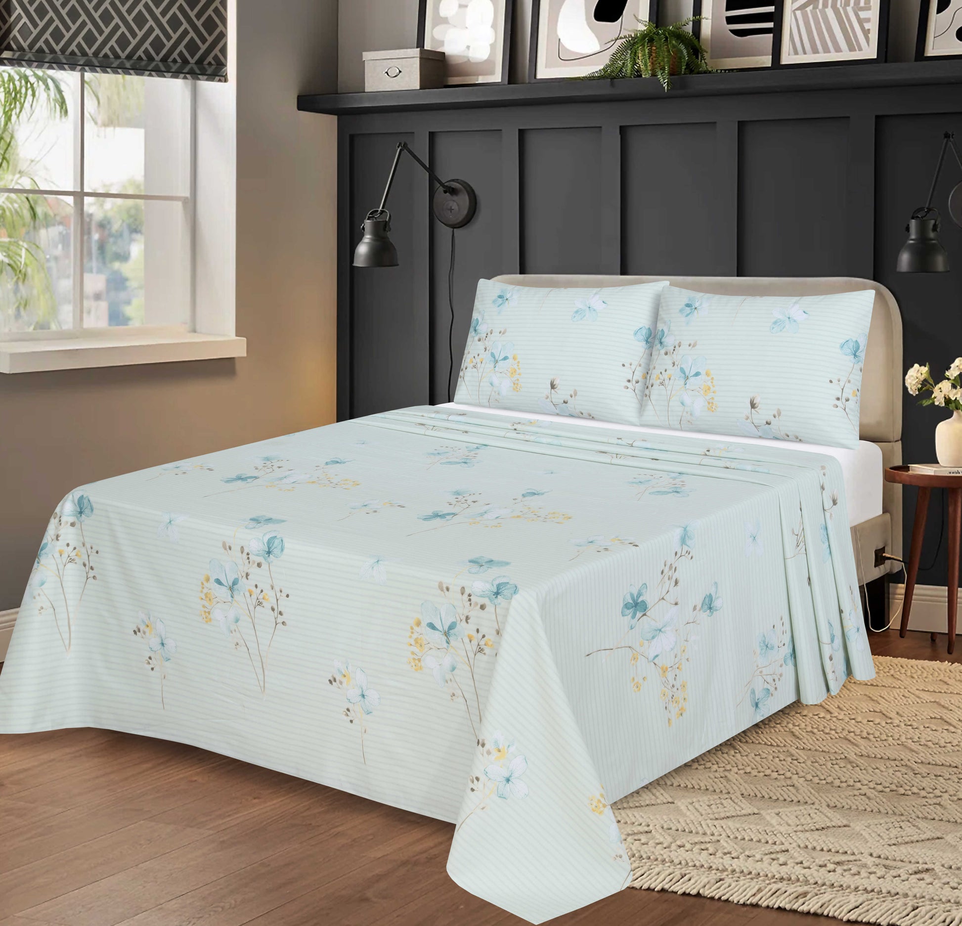 Premium Cotton bedsheet 3 Pcs