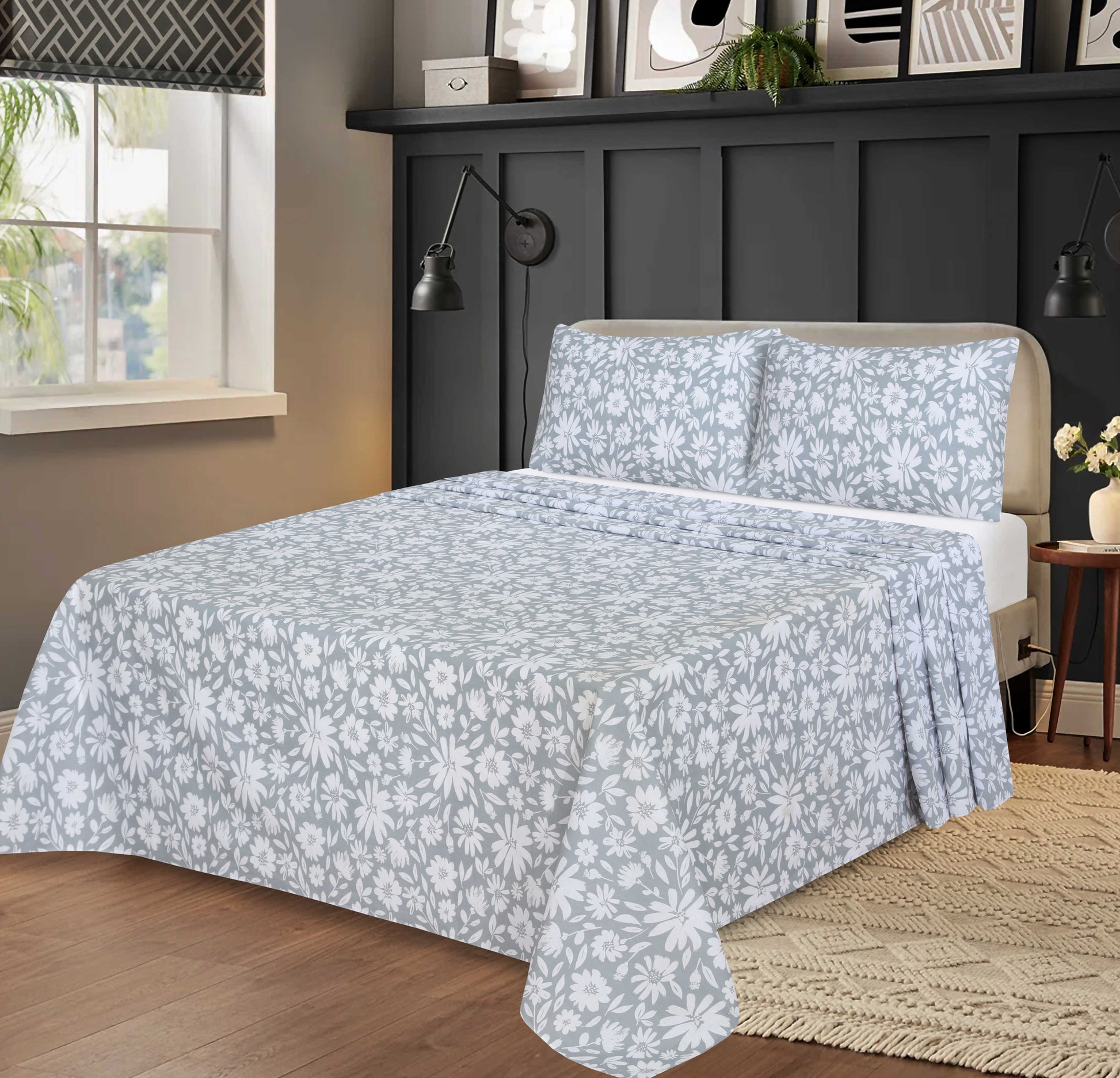 Premium Cotton bedsheet 3 Pcs