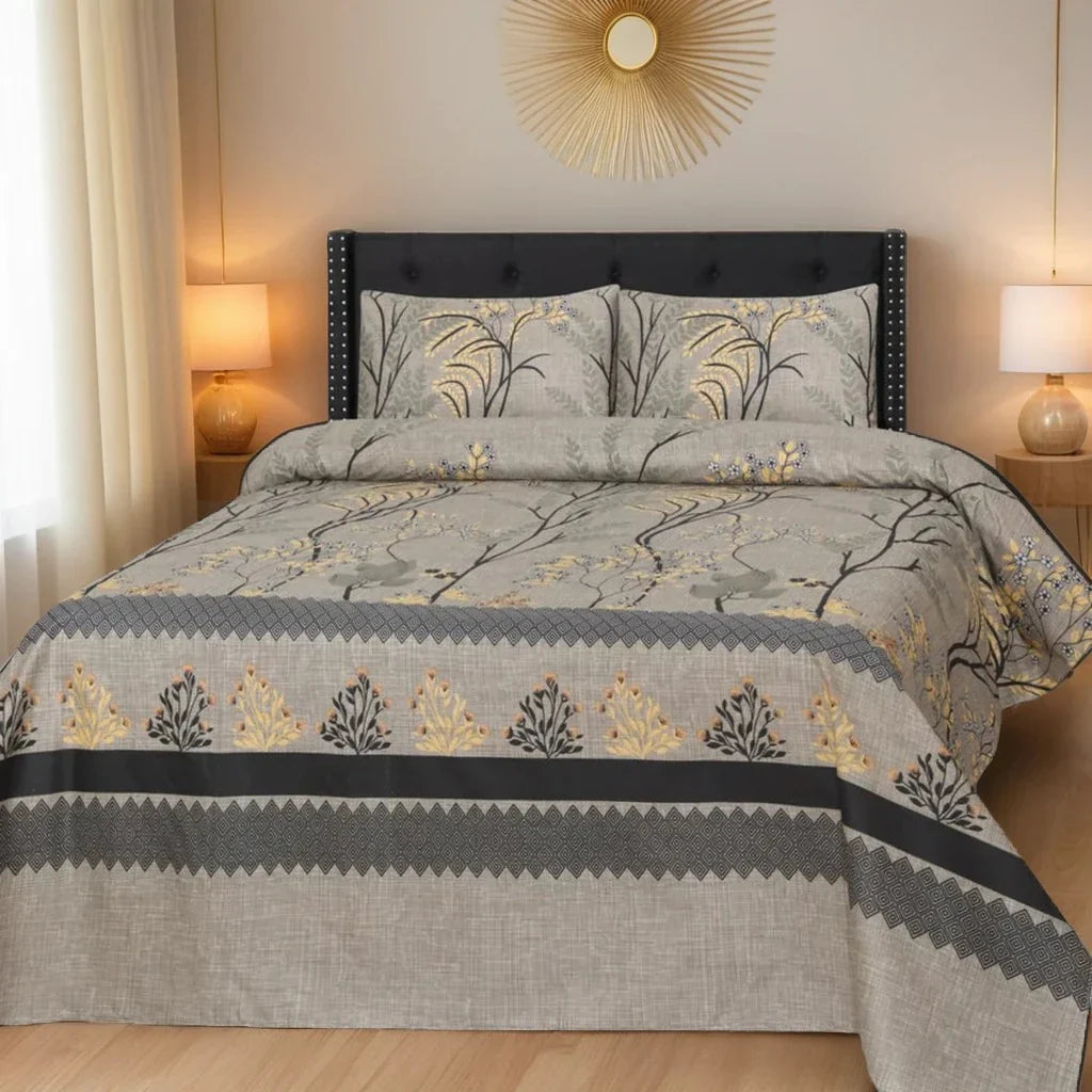 AMBER DUSK TIDES POLY COTTON BEDSHEET