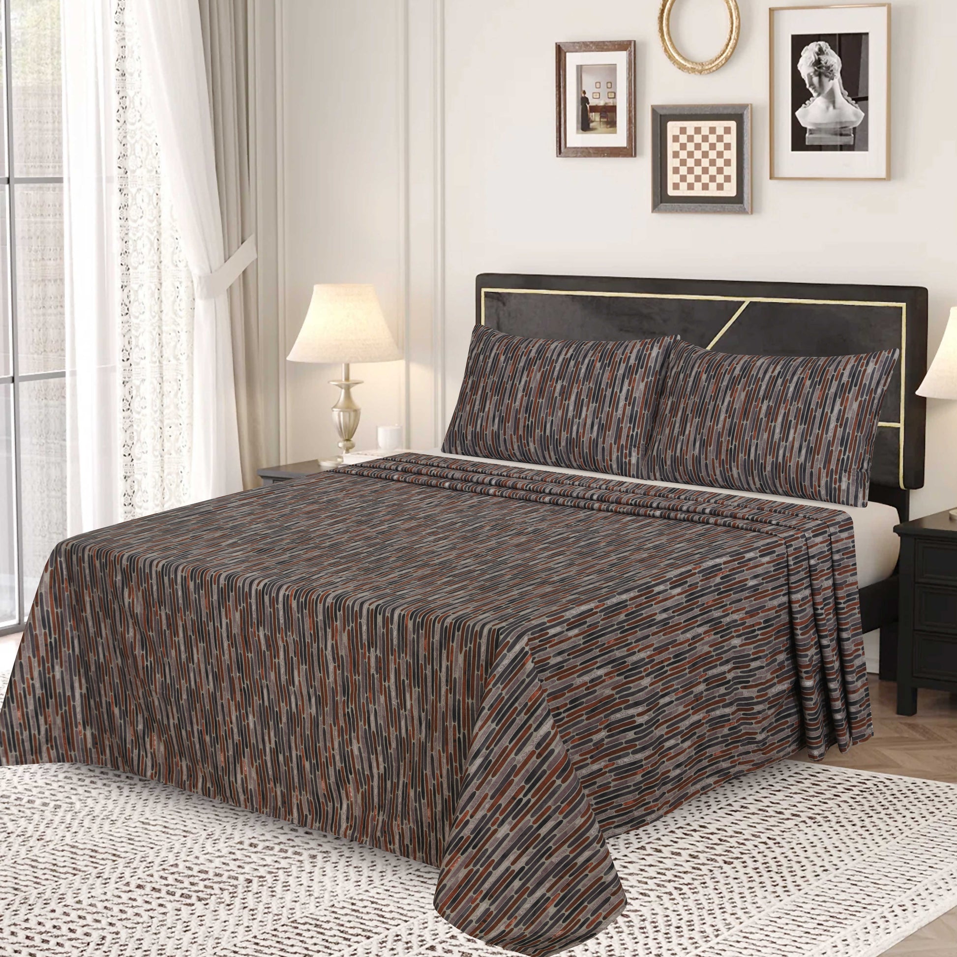 Premium Cotton bedsheet 3 Pcs