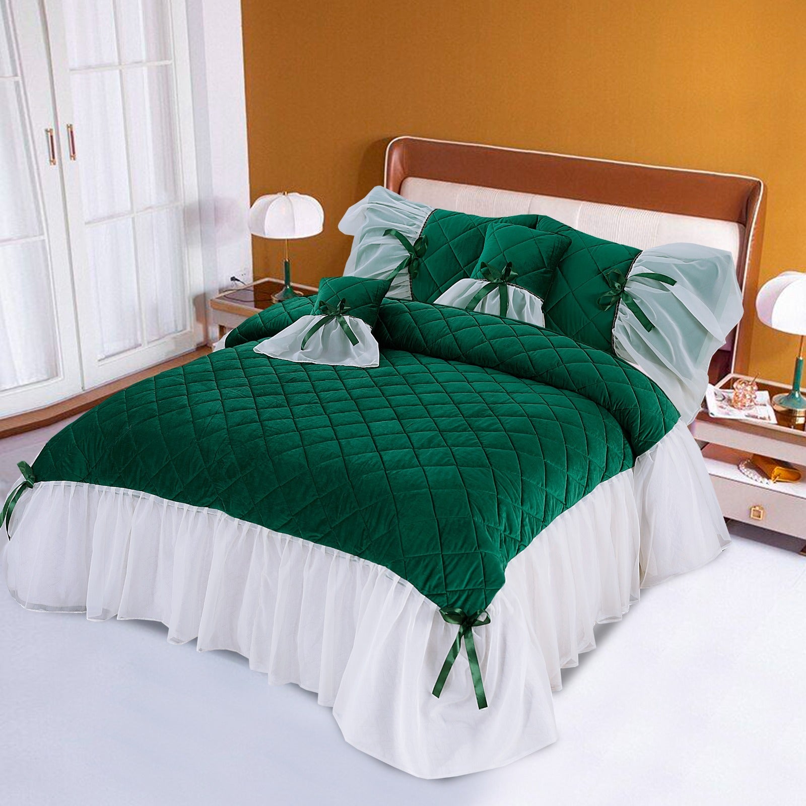 EMERALD DREAM BEDSPREAD 5 PCS