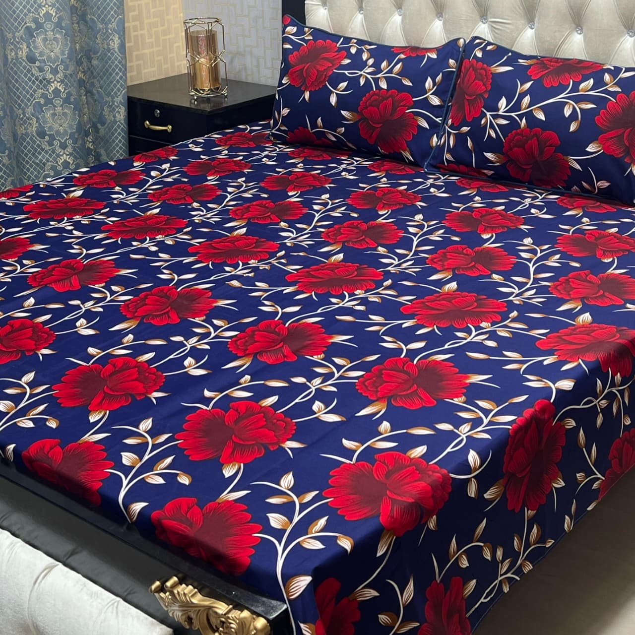 Crystal Bedsheet 3 Pcs