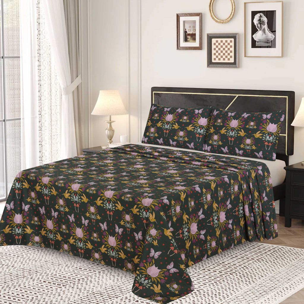 Premium Cotton bedsheet 3 Pcs