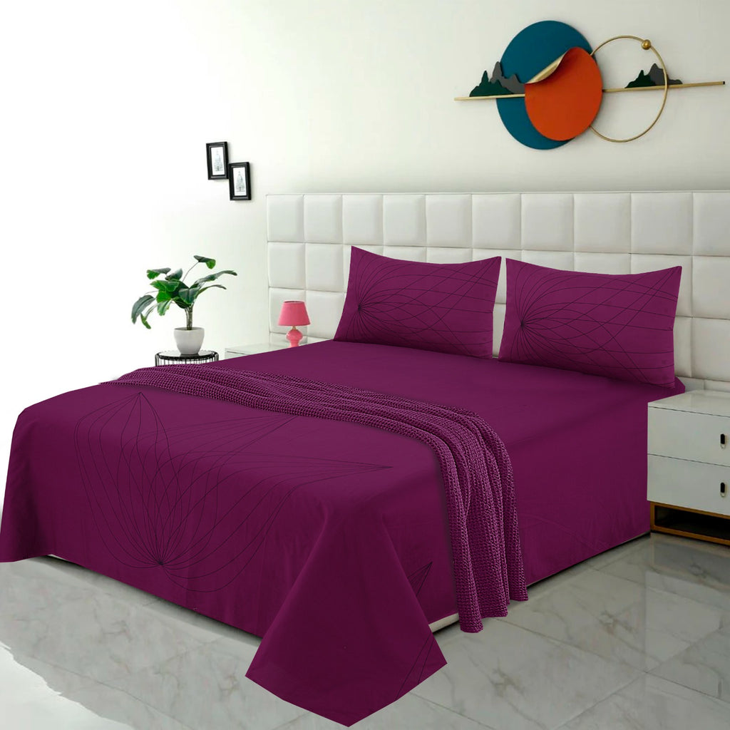 Premium Cotton bedsheet 3 Pcs