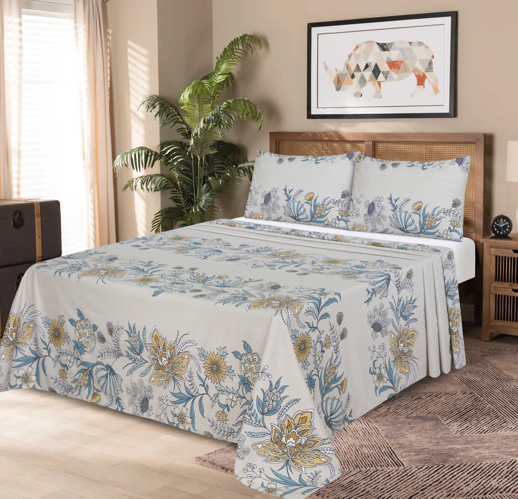 Premium Cotton bedsheet 3 Pcs