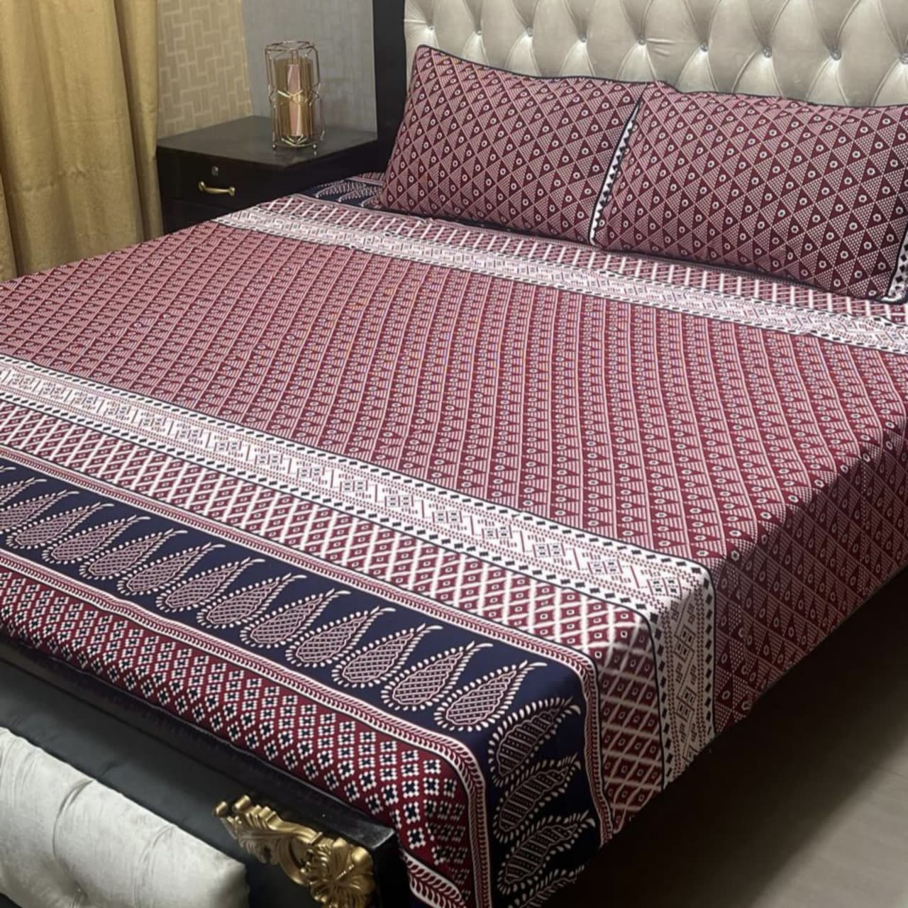 Crystal Bedsheet 3 Pcs