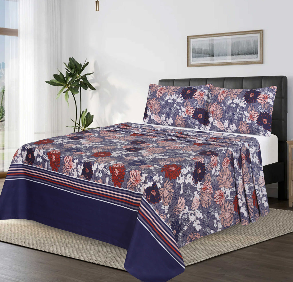 Premium Cotton bedsheet 3 Pcs