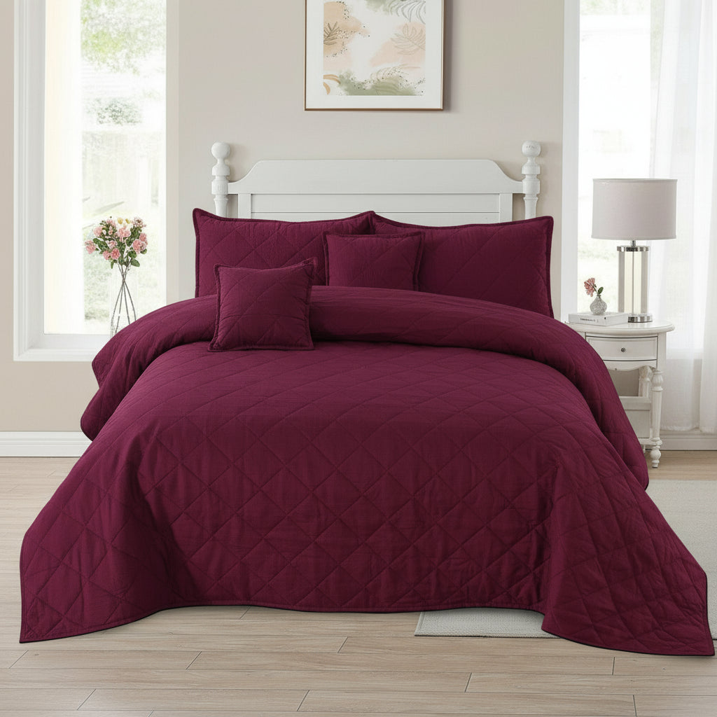 Quilted Bedspread  5 pcs