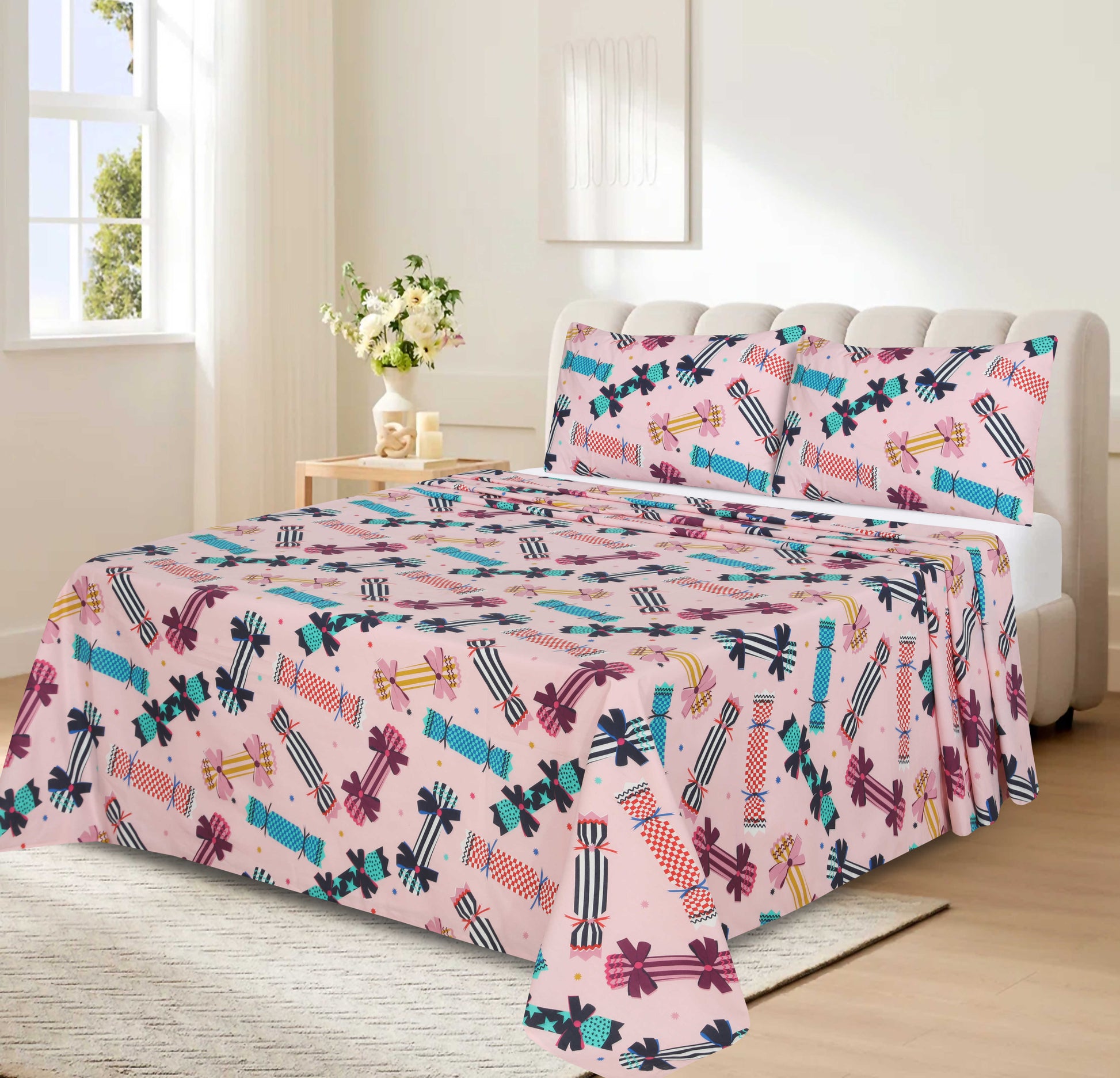 Premium Cotton bedsheet 3 Pcs