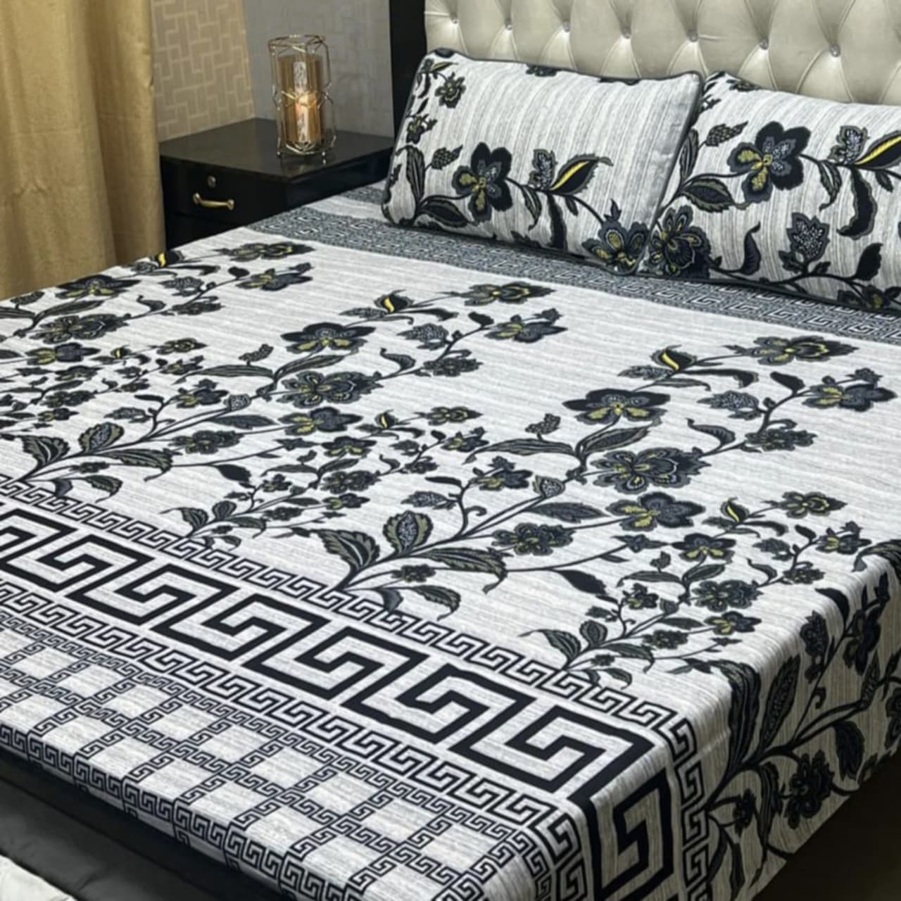 Crystal Bedsheet 3 Pcs