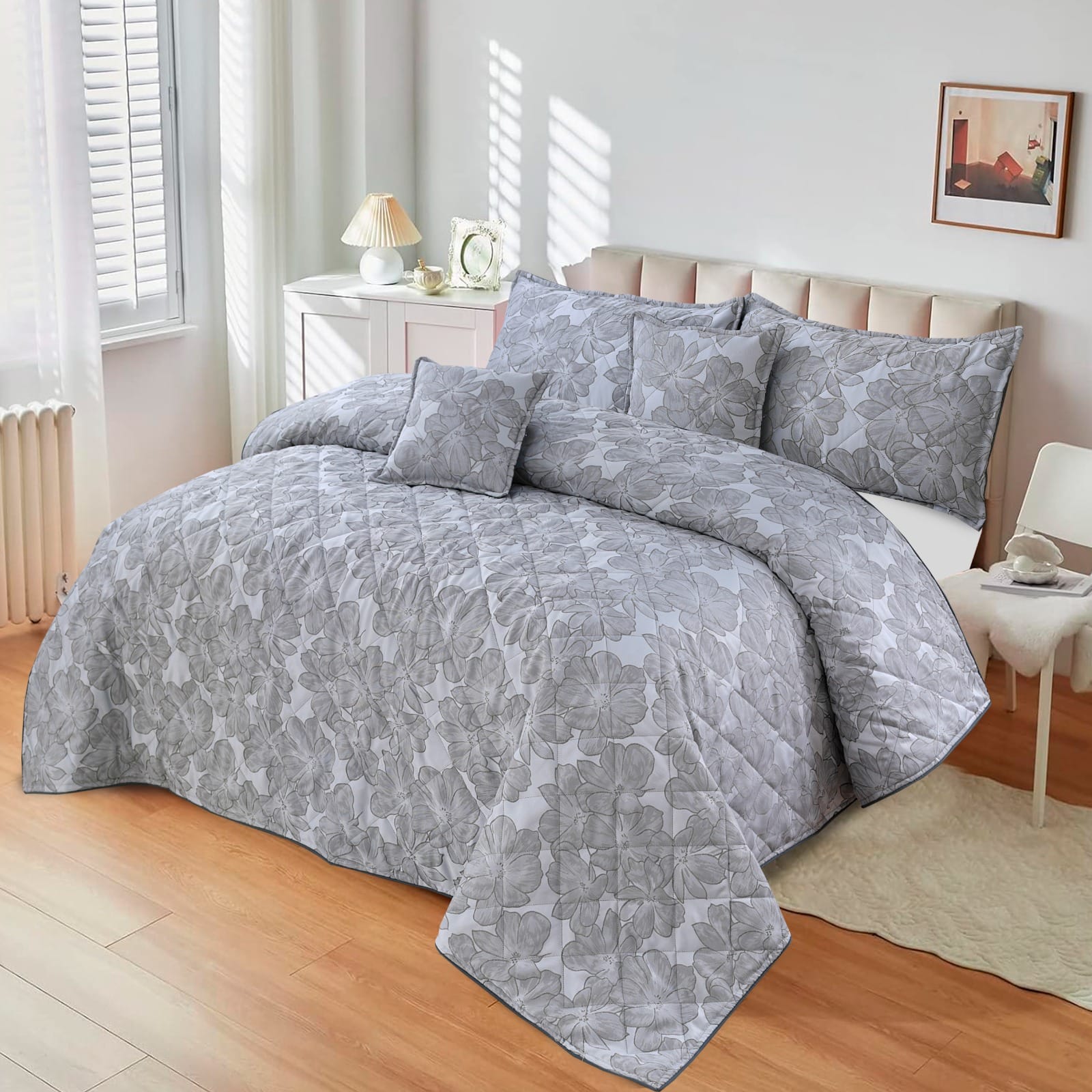 Quilted Bedspread  5 pcs