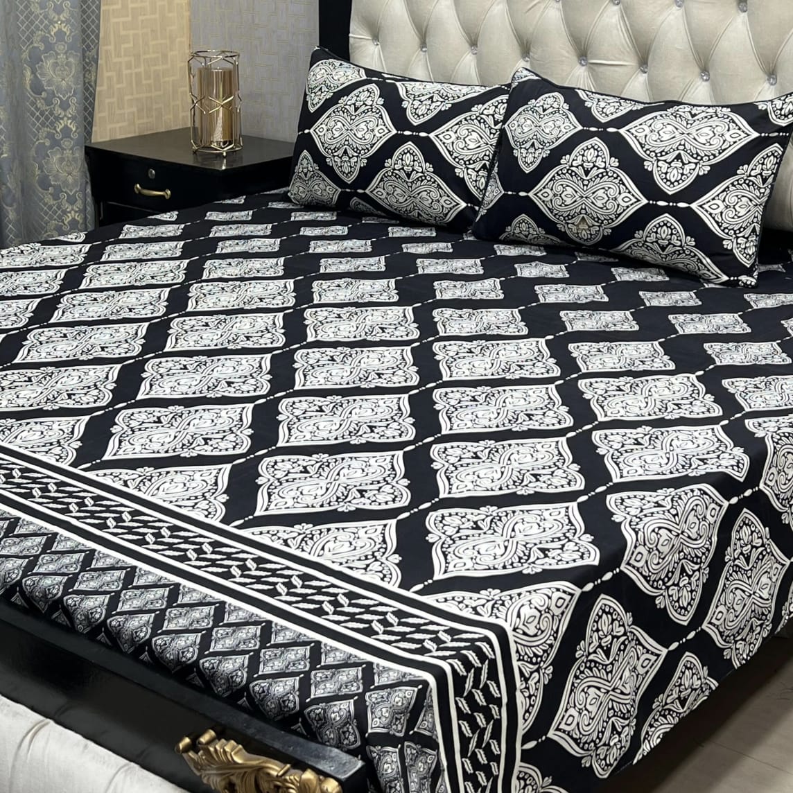 Crystal Bedsheet 3 Pcs