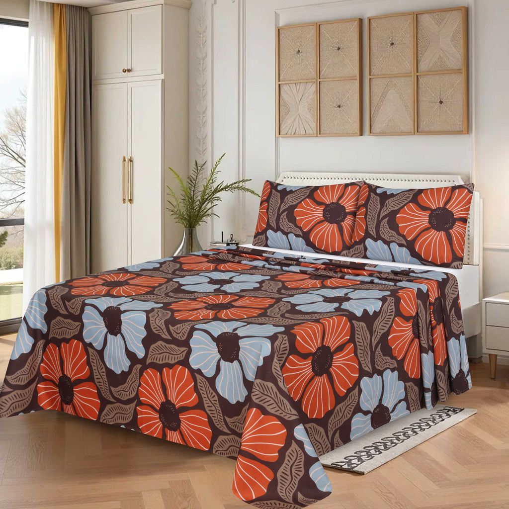 Premium Cotton bedsheet 3 Pcs