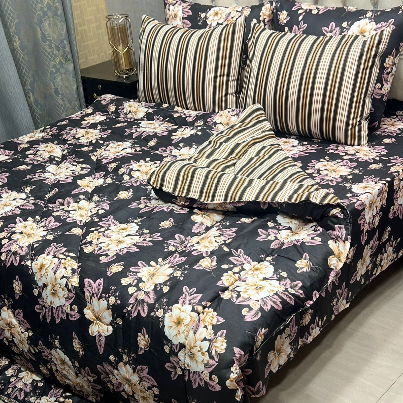 MIDNIGHT GARDEN RAZAI SET 6 PCS