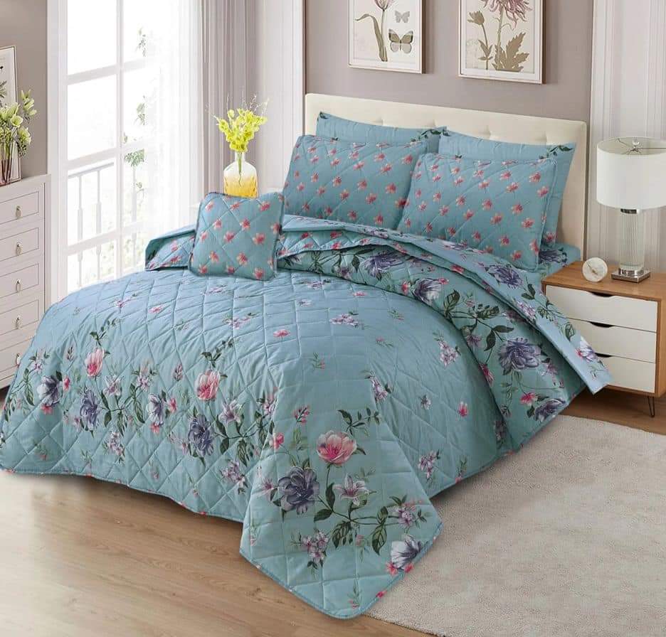FLORAL WHISPER COMFORTER SET 7 PCS
