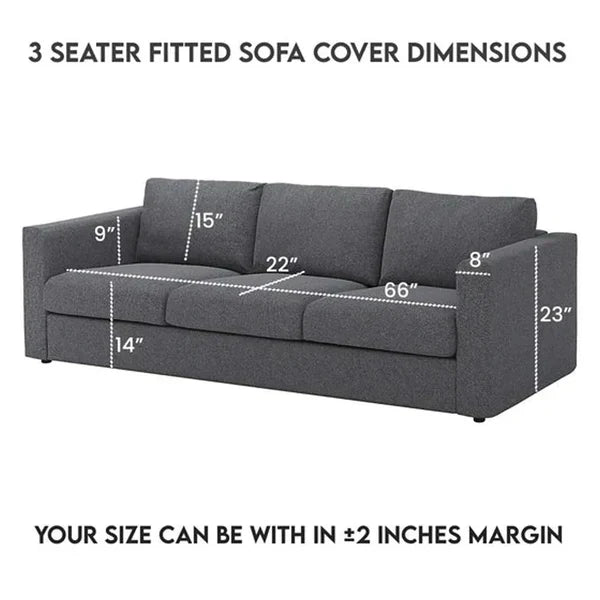 black fitted bubble sofa cover Regular