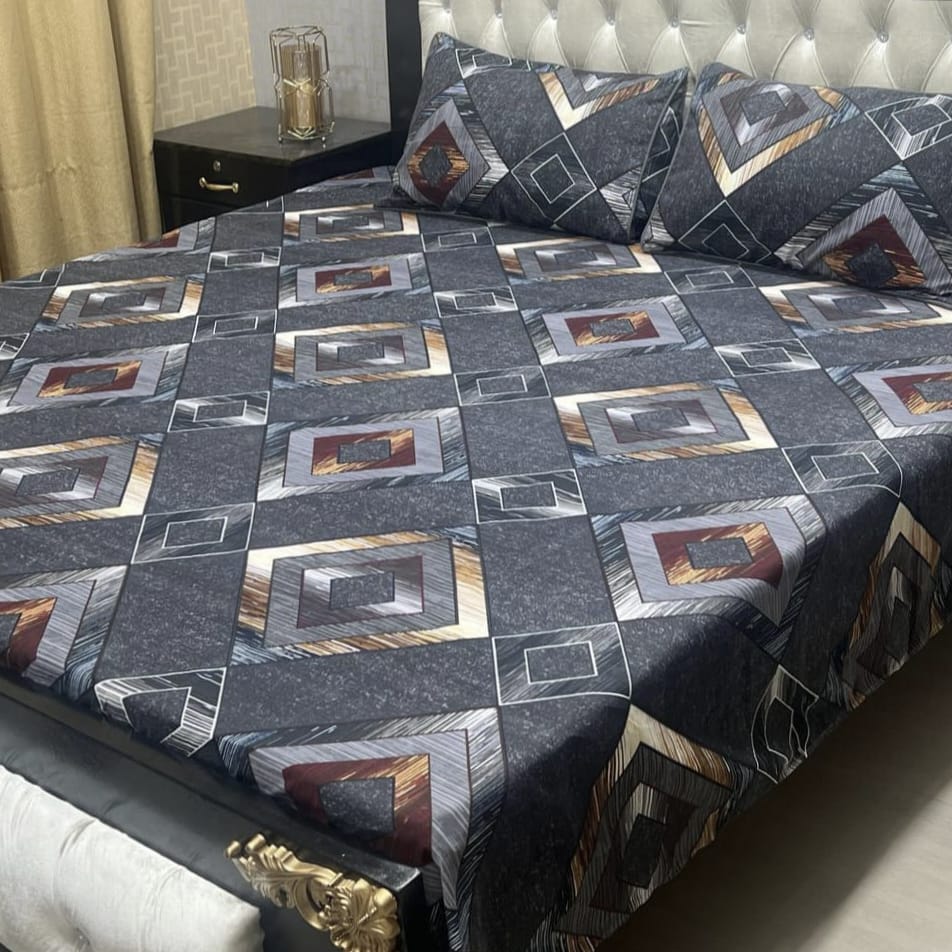 Crystal Bedsheet 3 Pcs