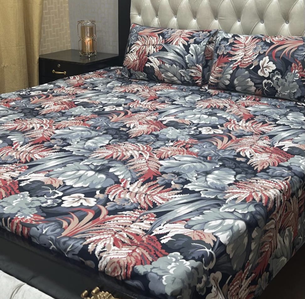 Crystal Bedsheet 3 Pcs