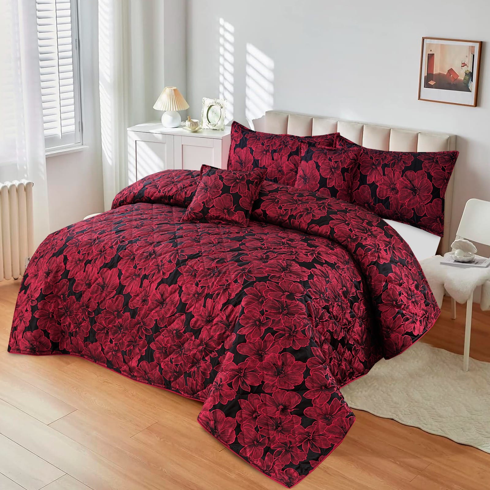 Quilted Bedspread  5 pcs