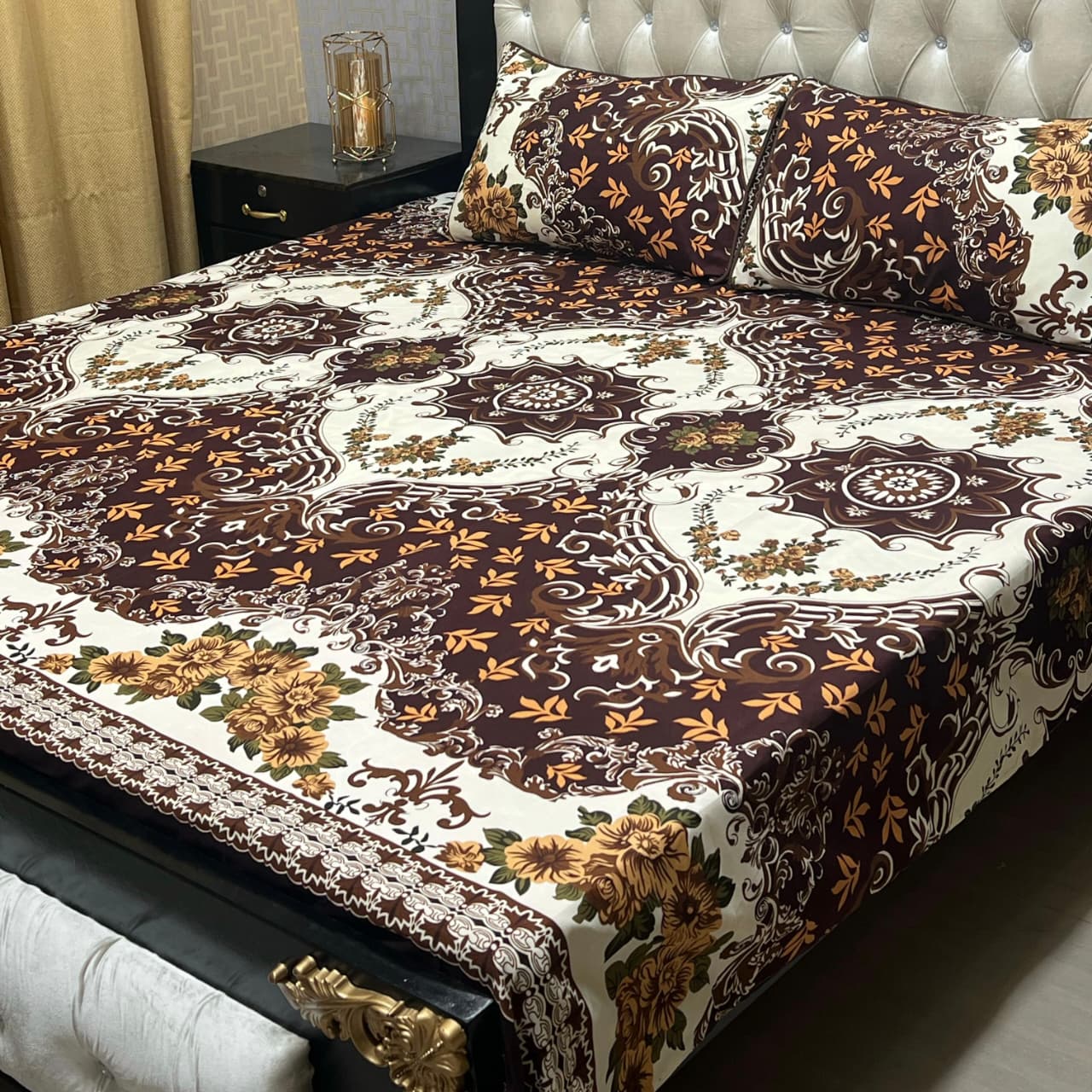 Crystal Bedsheet 3 Pcs