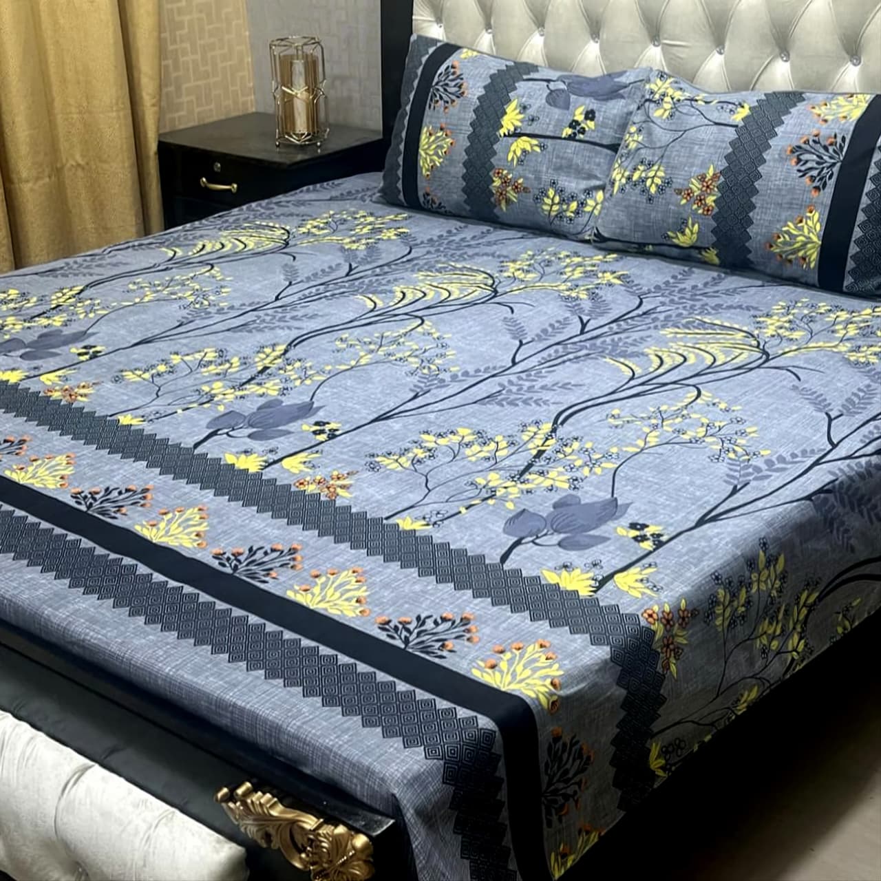 Crystal Bedsheet 3 Pcs
