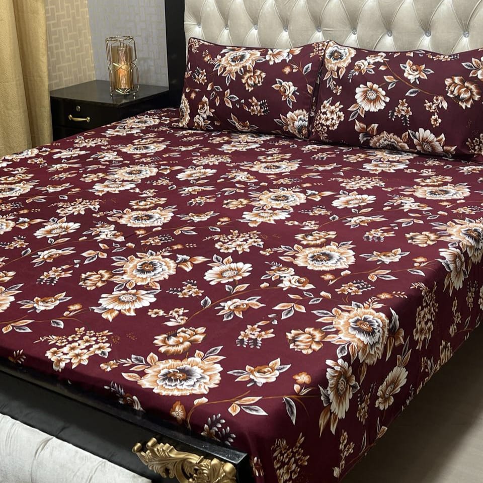 Crystal Bedsheet 3 Pcs
