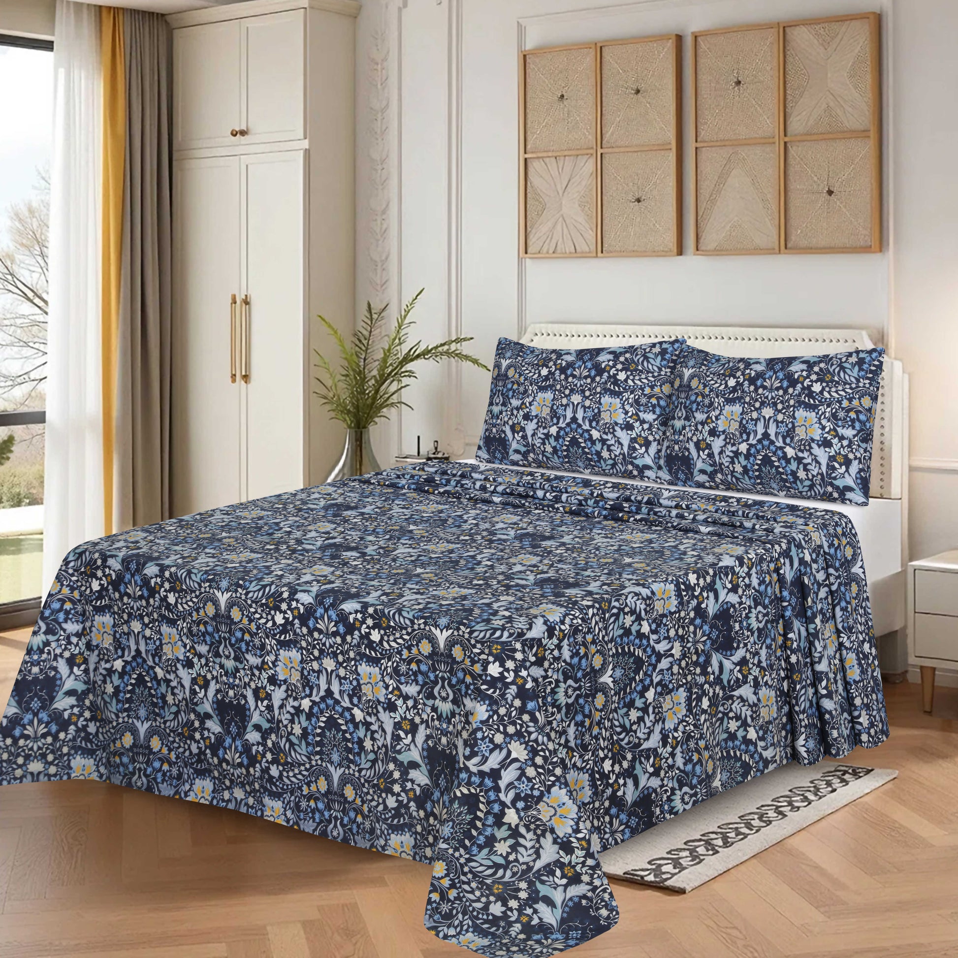 Premium Cotton bedsheet 3 Pcs