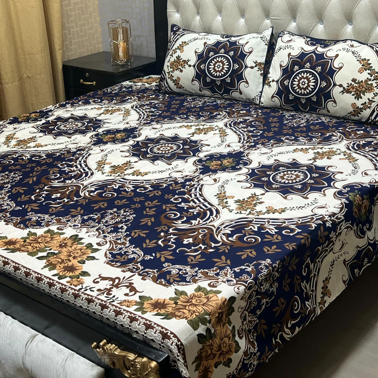 Crystal Bedsheet 3 Pcs