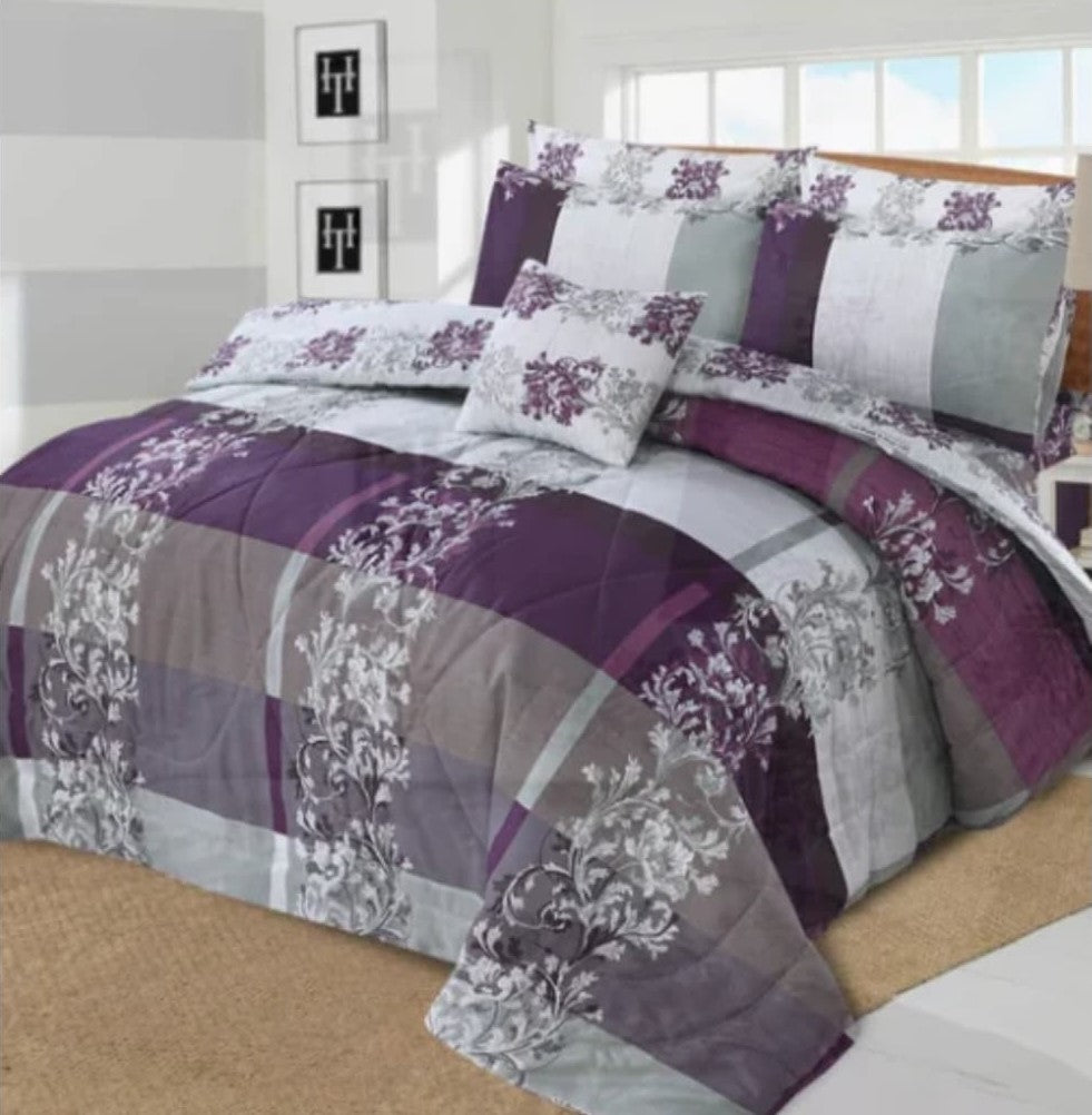 TWILIGHT BLOOM COMFORTER SET 7 PCS