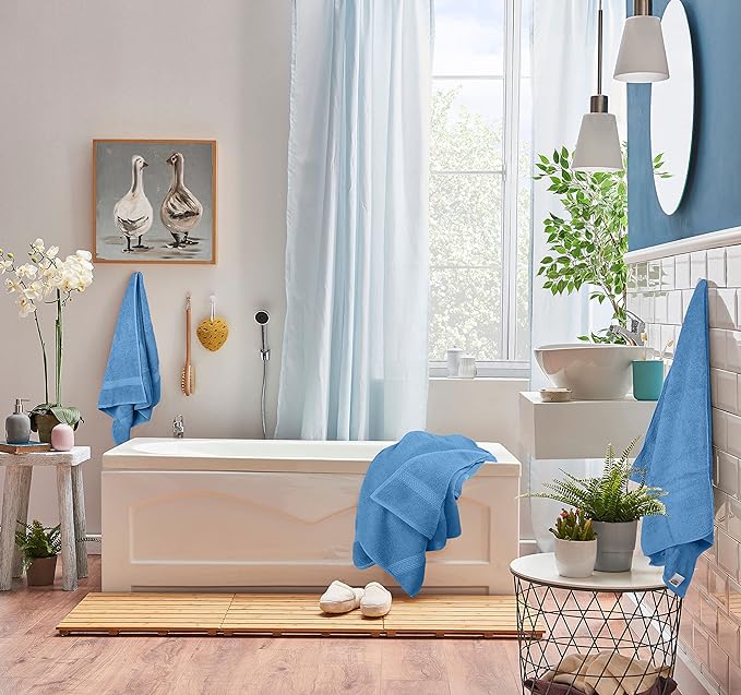AQUA BLUE COTTON TOWEL