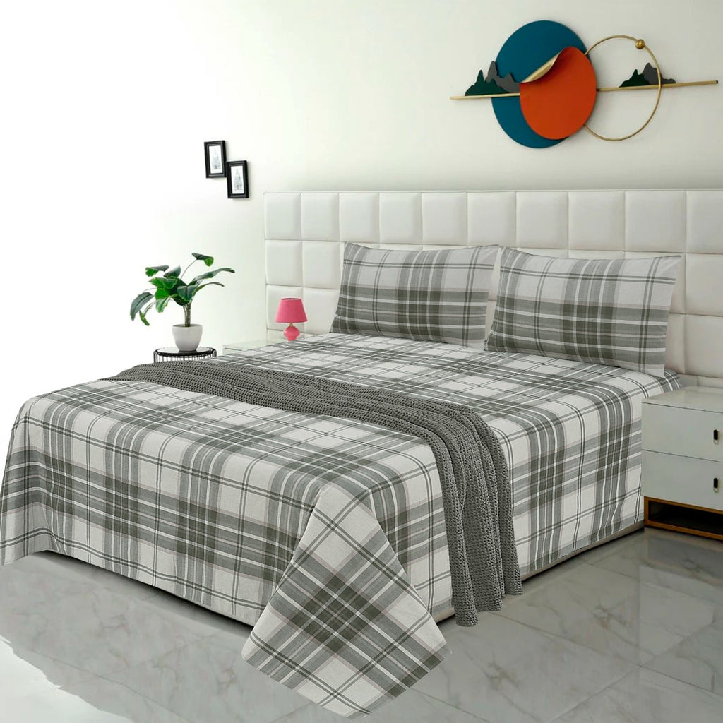Premium Cotton bedsheet 3 Pcs