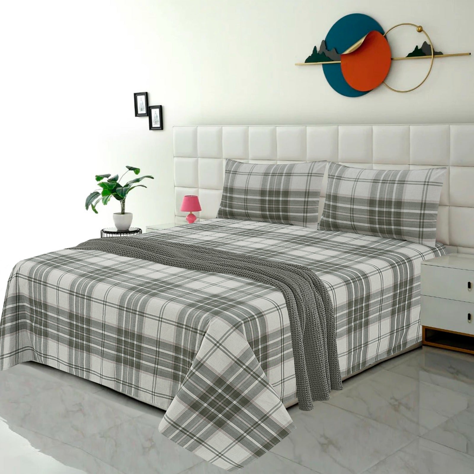 Premium Cotton bedsheet 3 Pcs