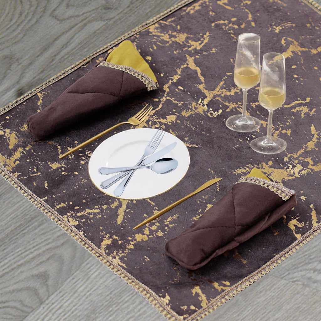 BROWN TABLE MATS