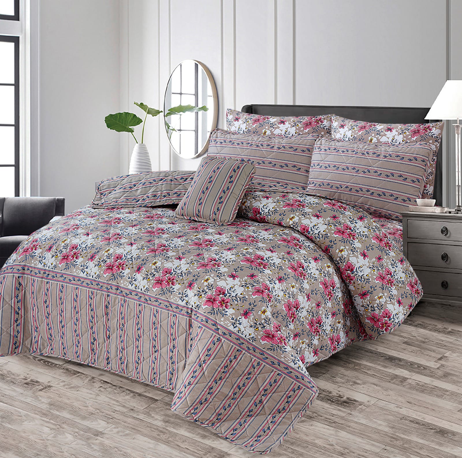 SECRET GARDEN COMFORTER SET 7 PCS
