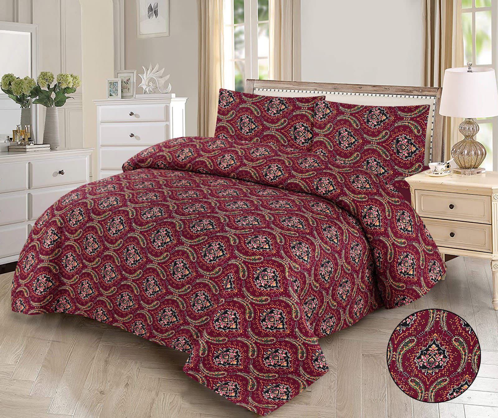 RUBY WEAVE BEDSPREAD 3 PCS