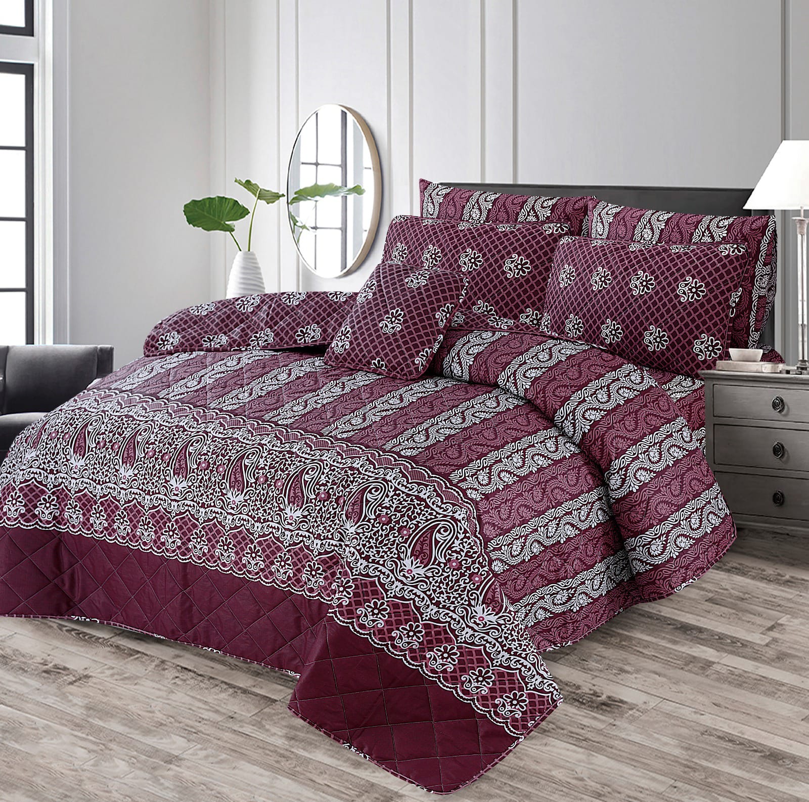 BERRY BLISS COMFORTER 7 PCS