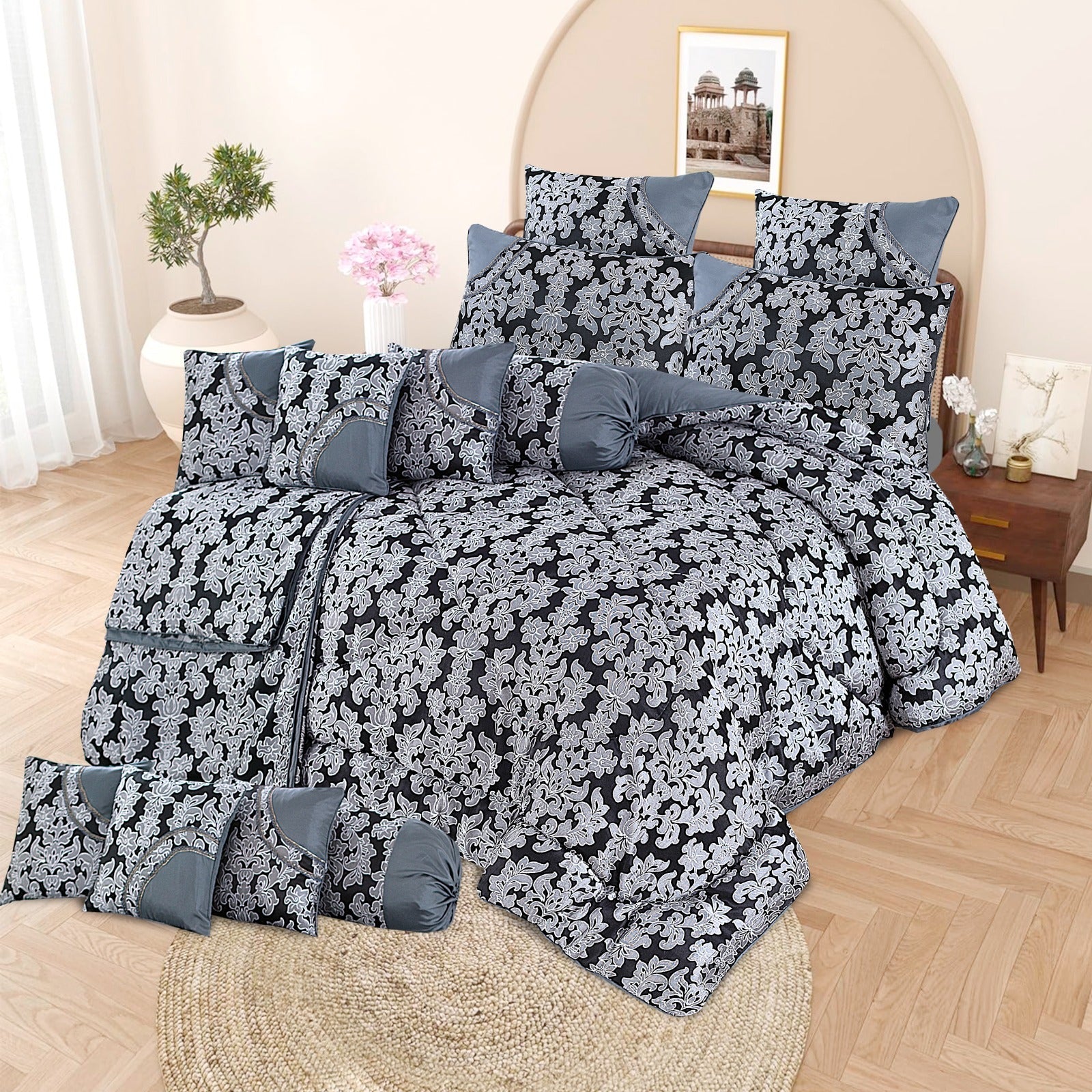 MIDNIGHT BLOOM RAZAI SET 14 PCS