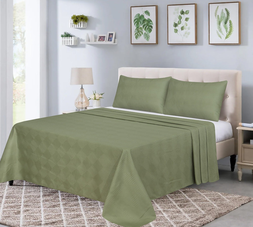Luxury Cotton Satin Bedsheet Set #113