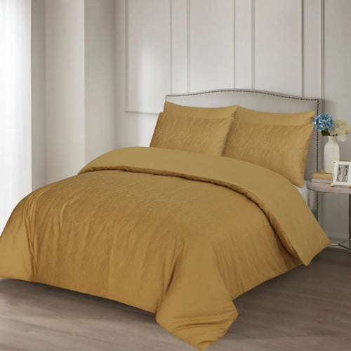 6-Piece Duvet cover cotton satin 300T Green