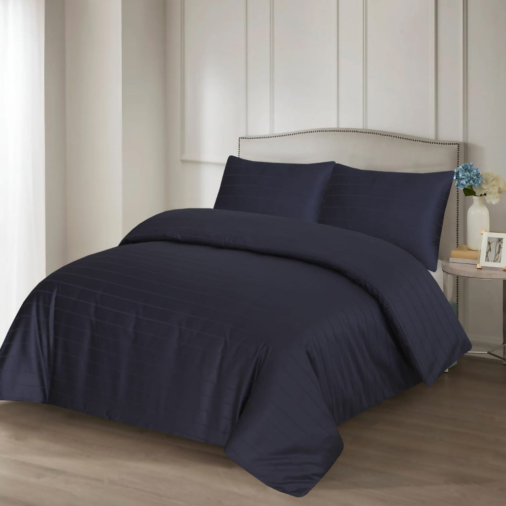 6-Piece Duvet cover set cotton satin 300 Thread