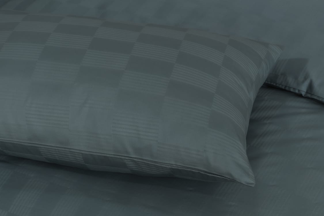 6-Piece Duvet cover set cotton satin 300 Thread