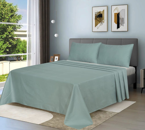 6-Piece Duvet cover set cotton satin 300 Thread