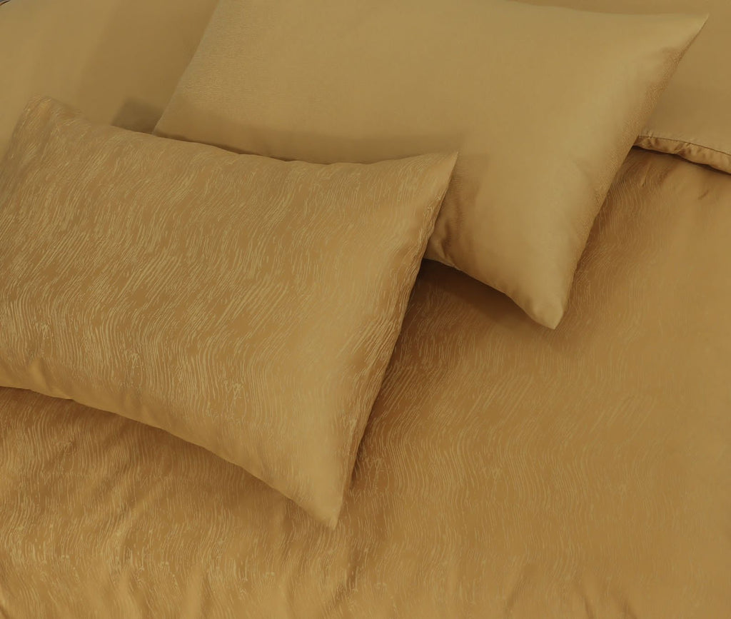 6-Piece Duvet cover cotton satin 300T Green