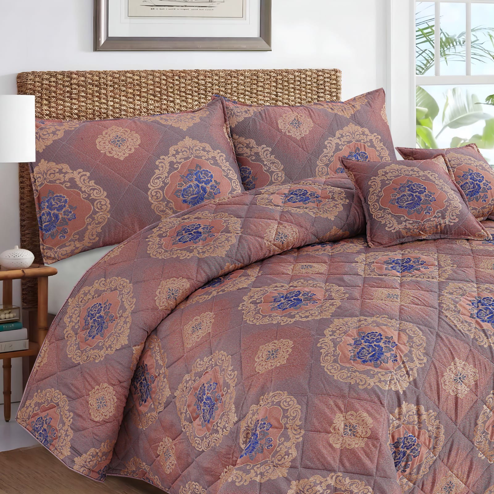 Quilted Bedspread  5 pcs