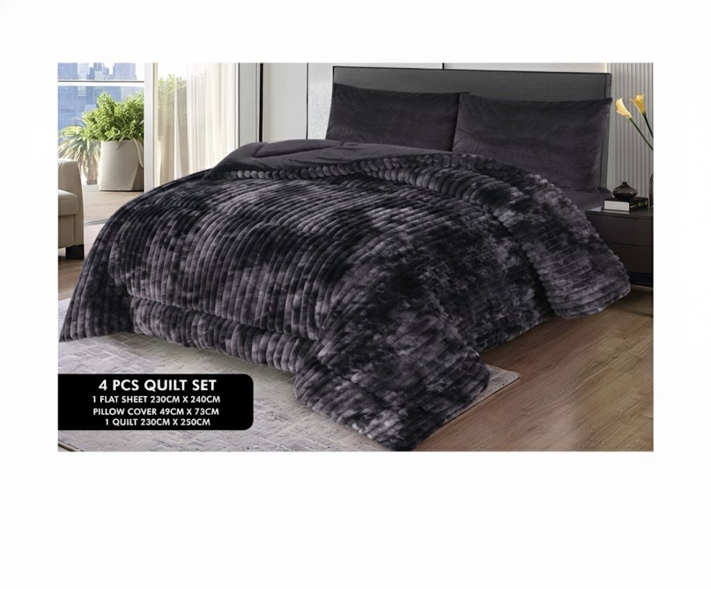 Fleece  Razai set 4 Pcs